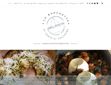 Tablet Screenshot of labarchettadicartadizucchero.com
